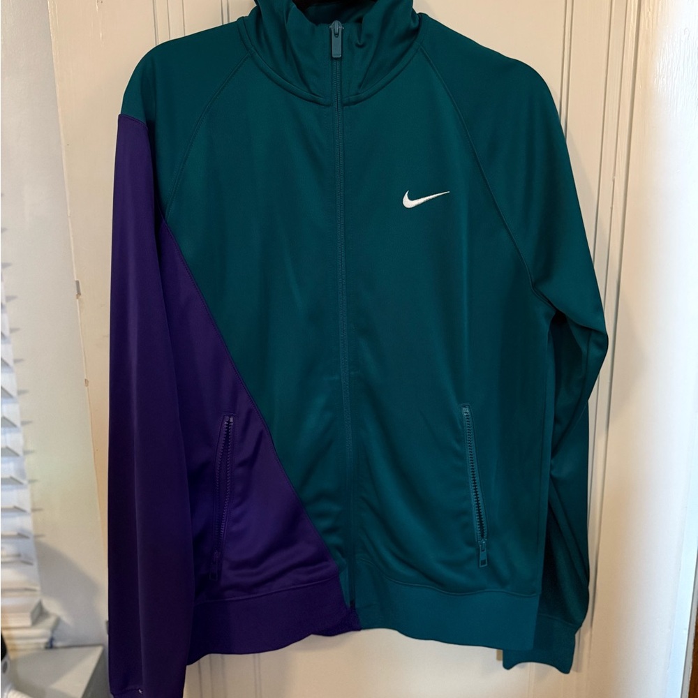 Nike Teal and Purple Full-Zip Jacket